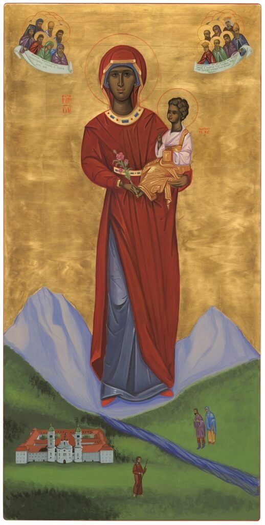 Einsielden Black Madonna Holy Orthodoy Icon